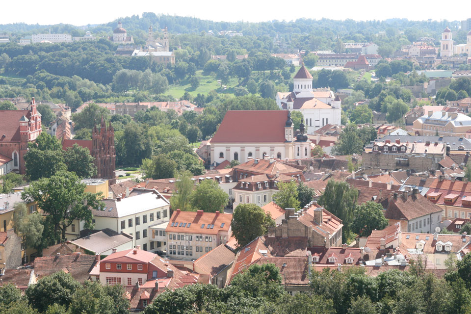 Wilno-z-wieży Giedymina _wycieczka na Litwę