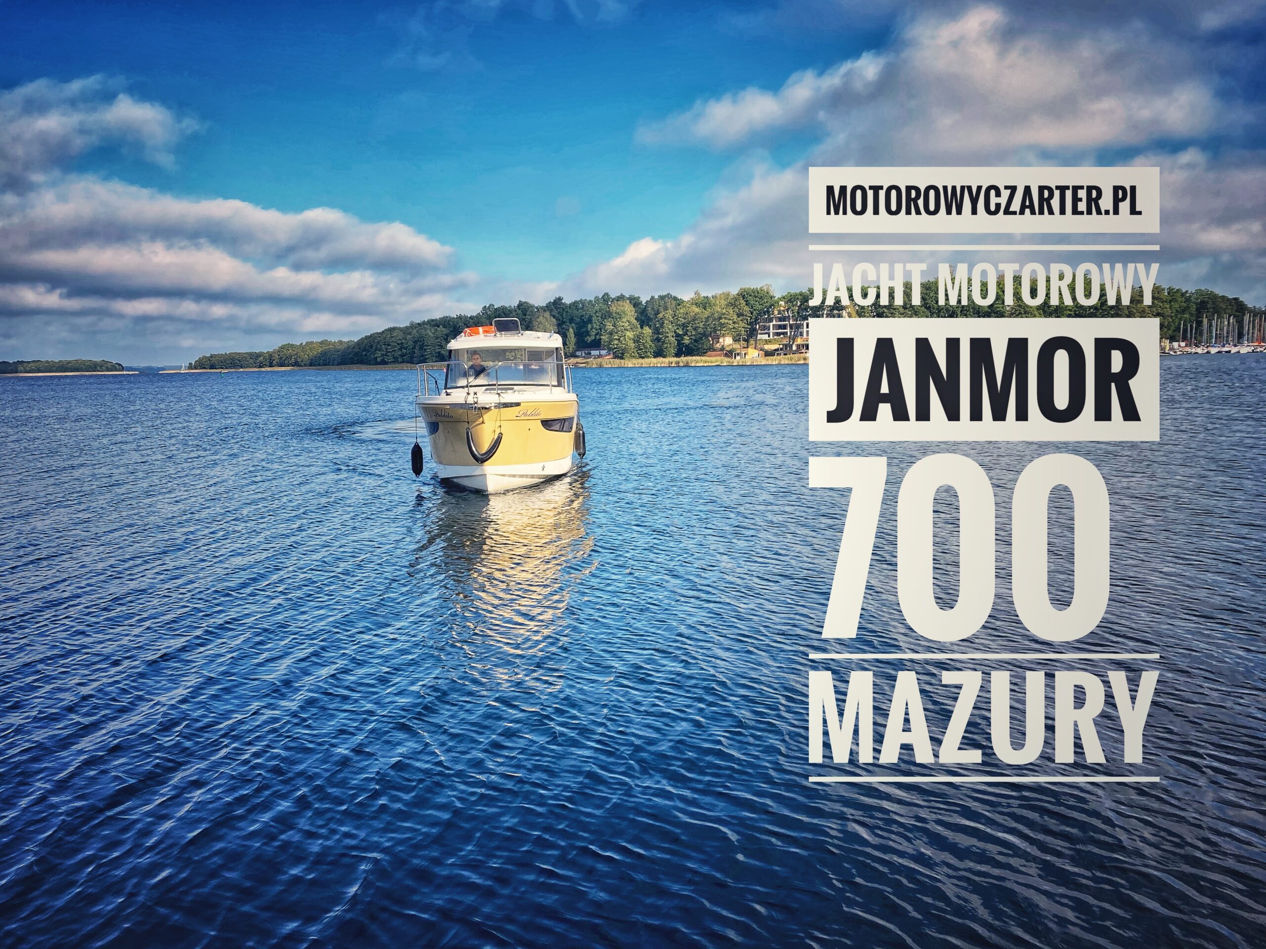 Jacht Janmor 700 bez patentu na Mazurach