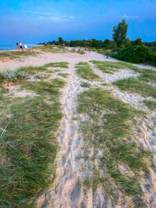 plaża w Mechelinkach, pokoje nad morzem na wynajem, Pierwoszyno